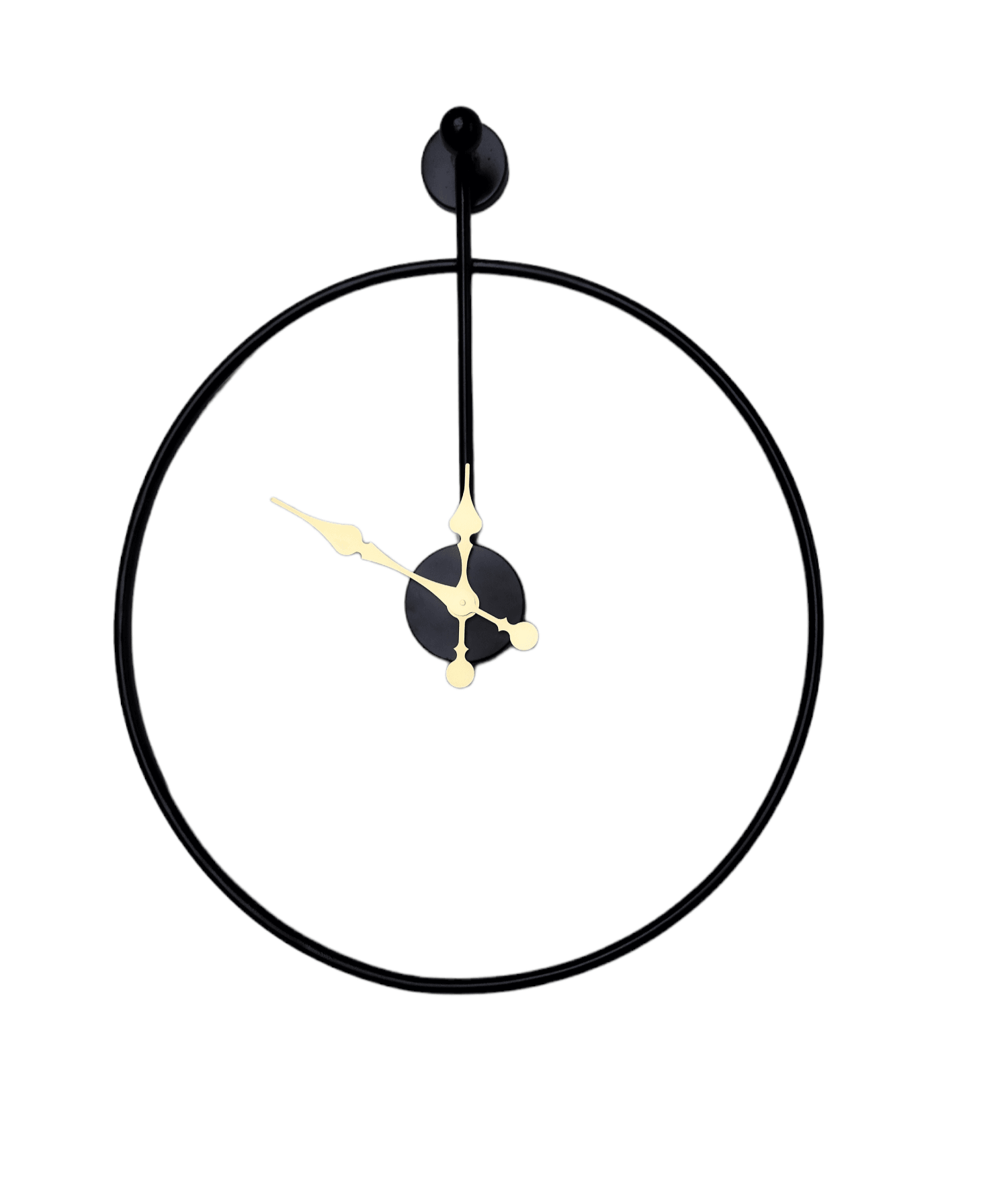 Wall Clock Home Decorative (Golden) - WoodenTwist