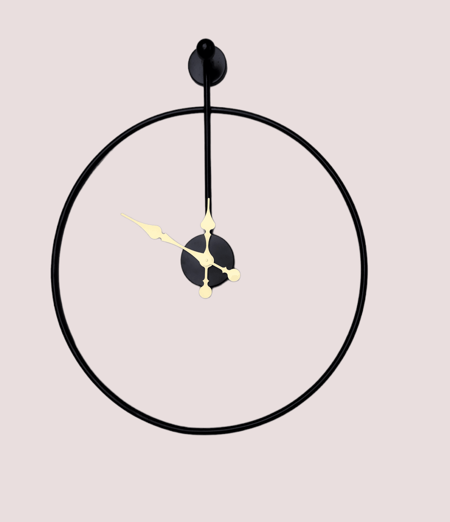 Wall Clock Home Decorative (Golden) - WoodenTwist