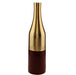Scarlet Red & Gold Champagne small Bottle Vase - WoodenTwist