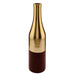 Scarlet Red & Gold Champagne small Bottle Vase - WoodenTwist