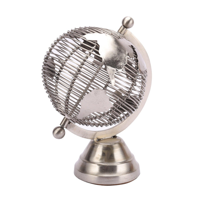 Solidarity Small Silver Globe - WoodenTwist