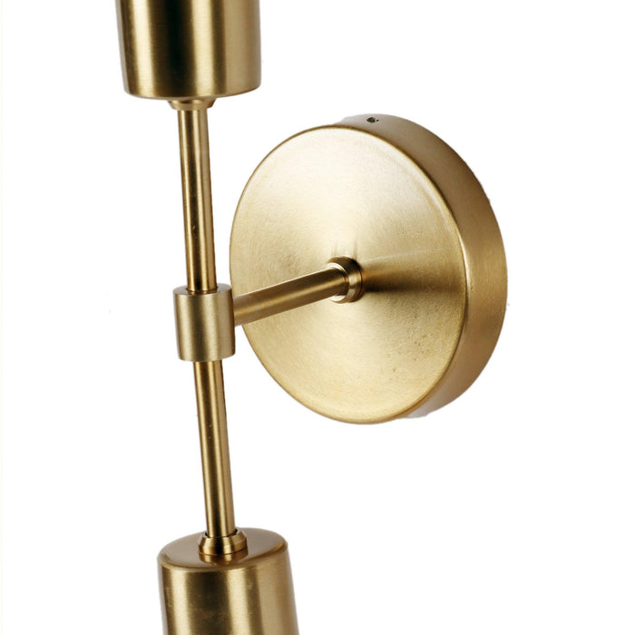 Salacia Gold Double Wall Light In Gold Finish - WoodenTwist