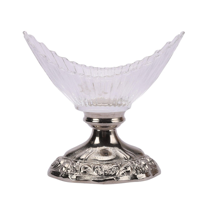 The "Crescent Artistocrat's Glass" Bowl (silver) - WoodenTwist