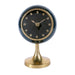 Circular Globe Clock with Teal Blue & Gold finish - WoodenTwist