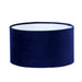 The "Large Gold MJ Lamp" with Blue velvet shade - WoodenTwist