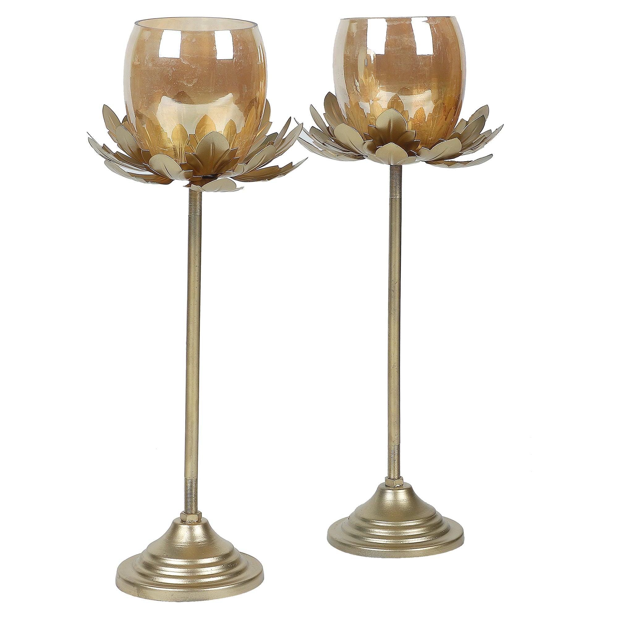 Hammered Flower Detachable Set of 2 - WoodenTwist