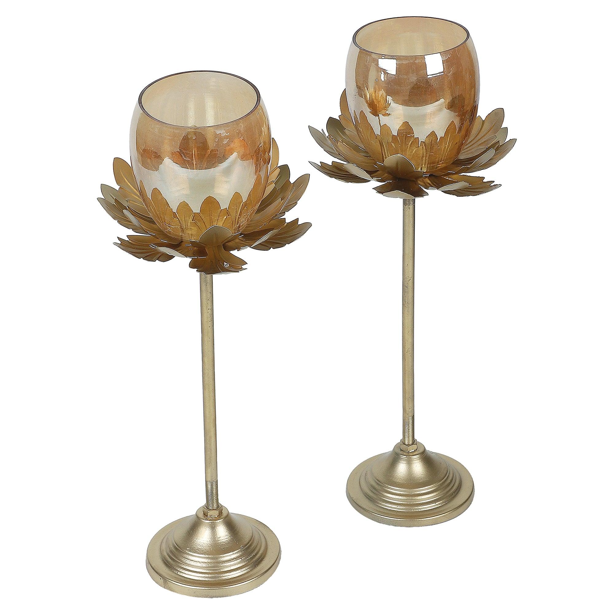 Hammered Flower Detachable Set of 2 - WoodenTwist