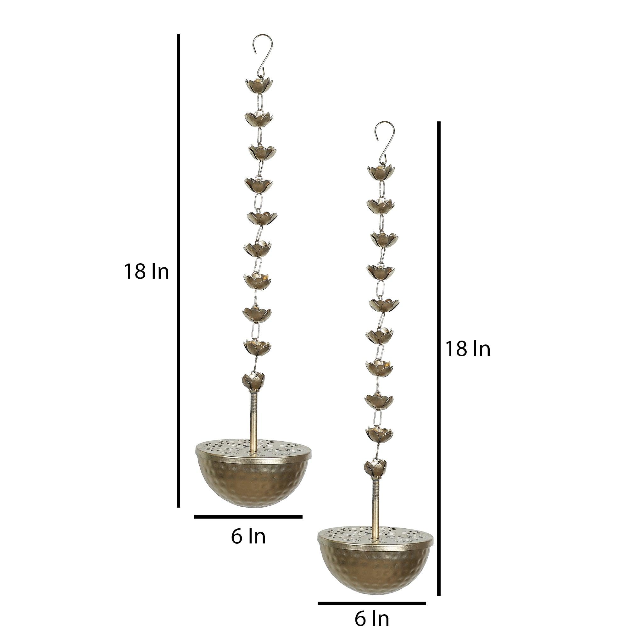 Hanging Lobaan Urli Set of 2 - WoodenTwist