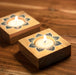 Ujiyar Pine Wood Tea-Light Holder (Set of 2) - WoodenTwist