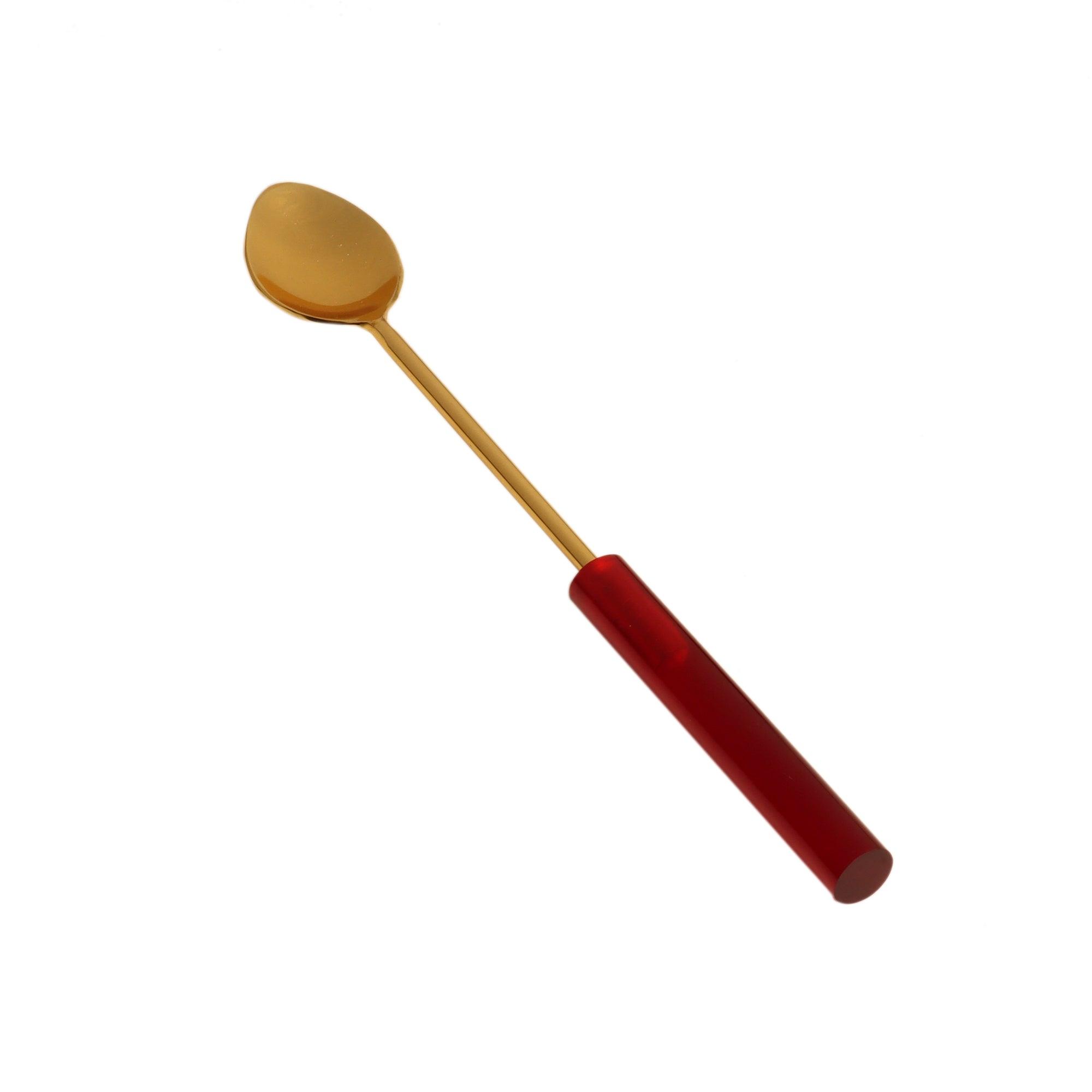 Red Resin & Steel Bar (Set of 5) - WoodenTwist