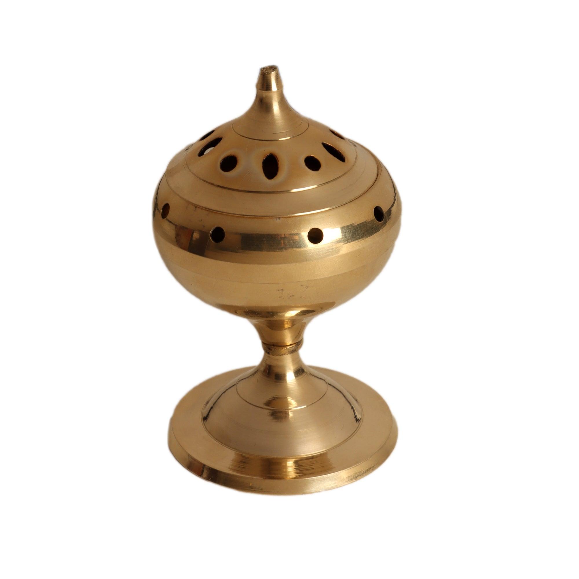 Brass Lobaan with Wooden Handle - WoodenTwist