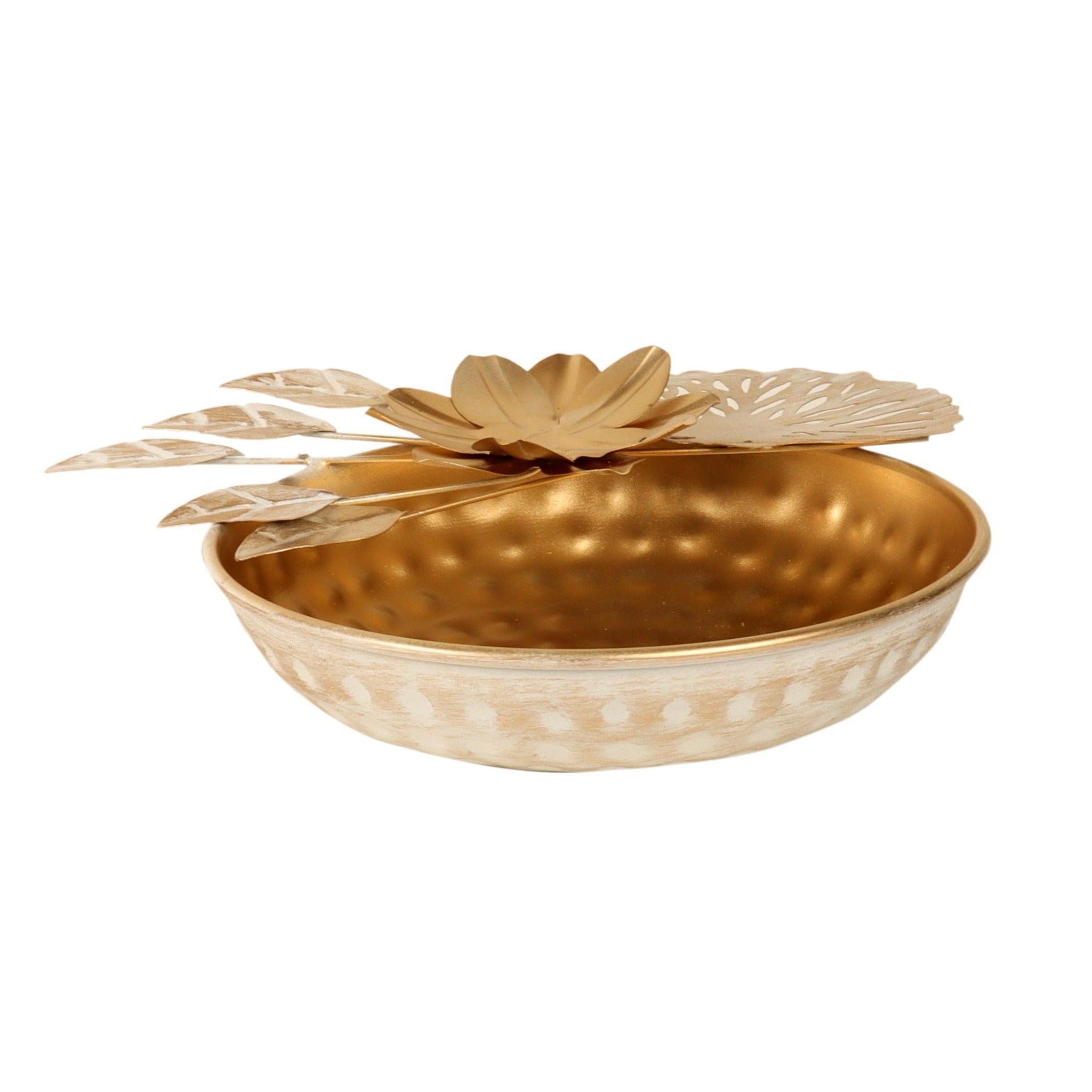 Gold FLower Urli Set of 3 - WoodenTwist