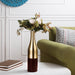 Scarlet Red Gold Champagne Bottle Vase Set - WoodenTwist