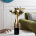Black and Gold Champagne small Bottle Vase - WoodenTwist