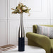 Blue and silver Champagne large Bottle Vase - WoodenTwist