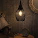 "The Wired Pendant Light" In Jet Black Finish - WoodenTwist