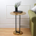 Irwin's Rectangle Table Gold top & Base with Black Body - WoodenTwist
