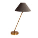 The "Small Gold MJ Lamp" with Grey velvet shade by Décor de Maison - WoodenTwist