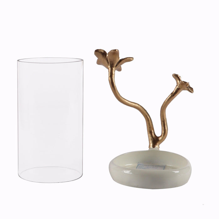 Coco Leaf Candle Light Holder - WoodenTwist