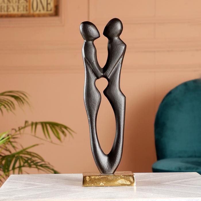 Couple Statue Black - WoodenTwist