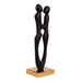 Couple Statue Black - WoodenTwist