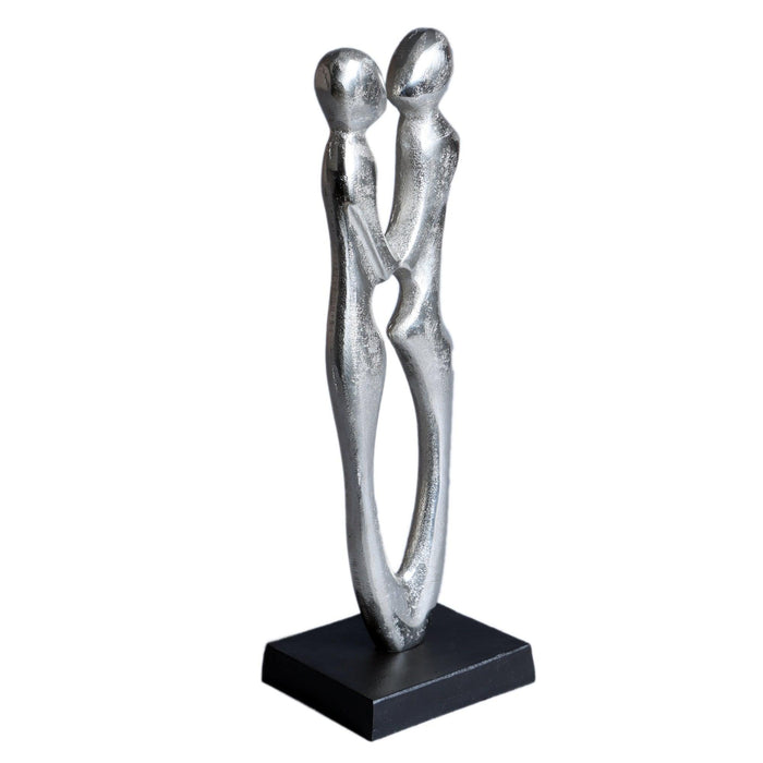 Couple Statue Silver - WoodenTwist