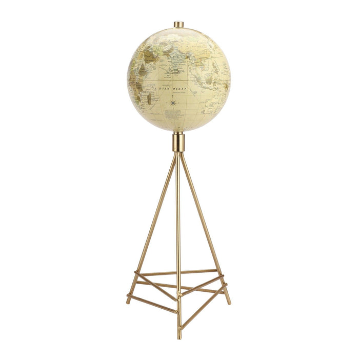 Perched Cream Globe - WoodenTwist