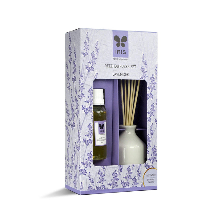 Reed Diffuser Set Lavender Fragrance - WoodenTwist