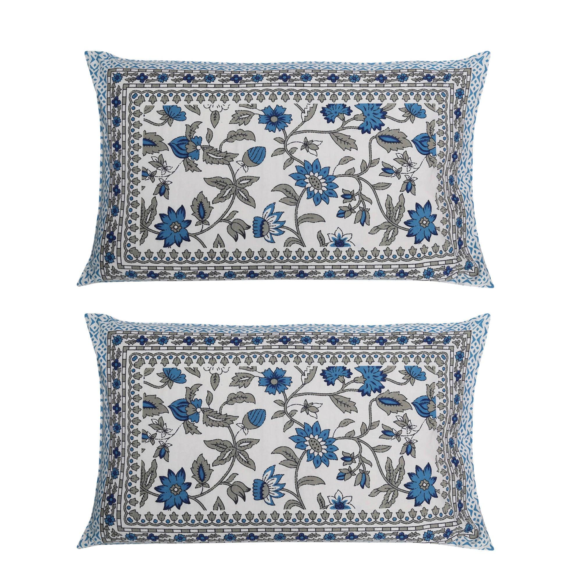 Rajasthani Jaipuri Gracious Cotton Block Print bed sheets - WoodenTwist