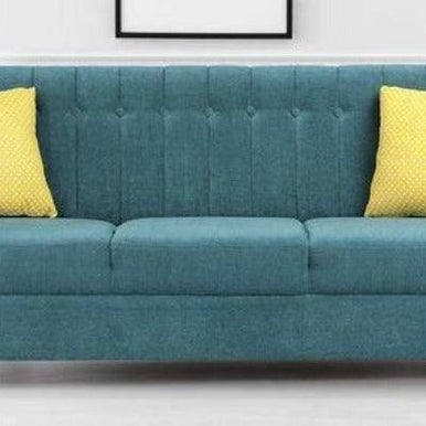 Contemporary Style Sofa Set In Blue Color - WoodenTwist