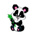 Cute Cartoon Panda Wall Sticker - WoodenTwist