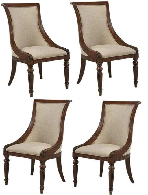 Royal Hand Craved Wooden Dining Chair (Set of 4) - WoodenTwist