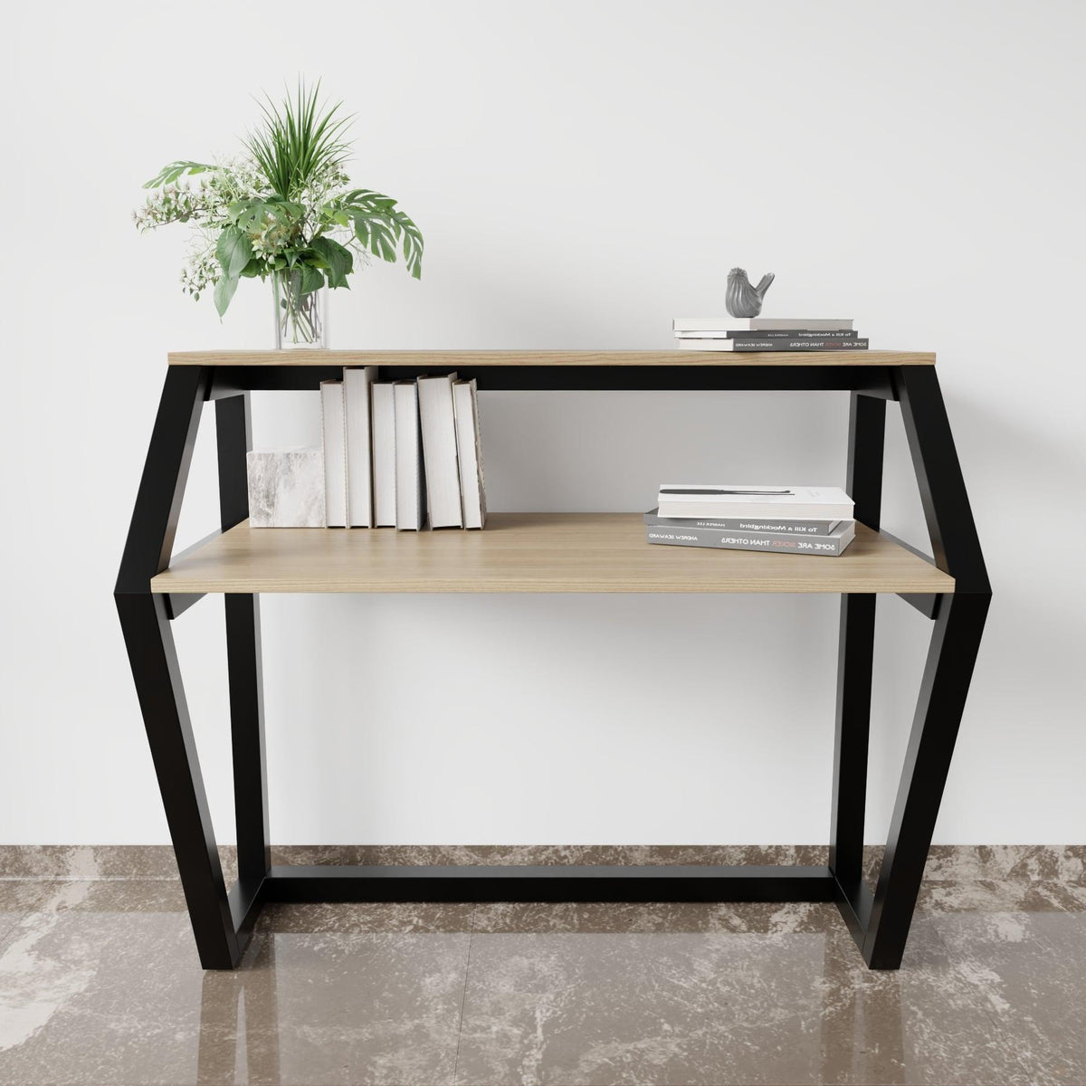 KERTO Wall Mounted Desk in Beige finish - WoodenTwist