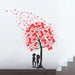 Valentine's Day Special Loving Couple Wall Sticker - WoodenTwist