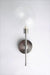 The Proud Orb' Single Glass Ball Scone Silver - Pewter Finish - WoodenTwist