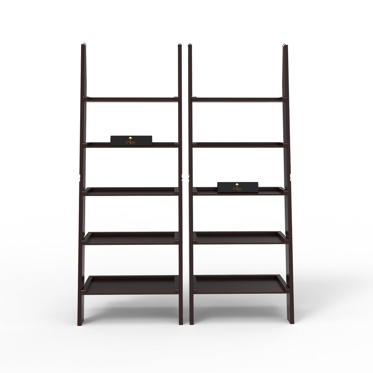 Leaning ladder bookshelf dimensions diagram
