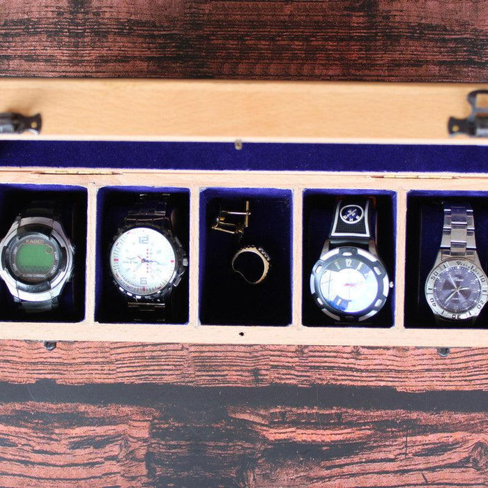Handcrafted Wooden Watch Storage Box - WoodenTwist