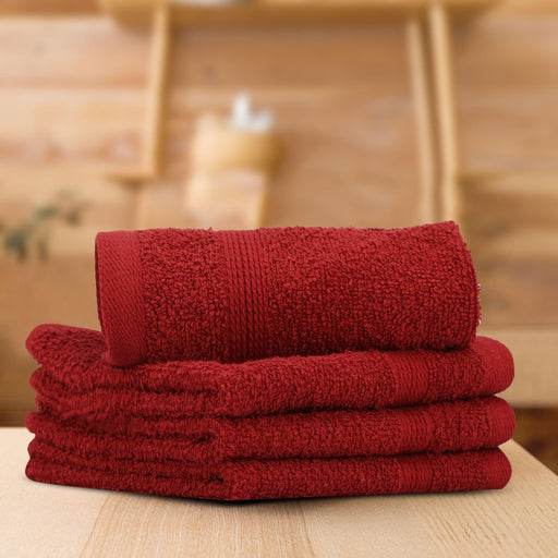 Hand & Face Towel For Men & Women (4 Piece Face Wash Towel ) - WoodenTwist