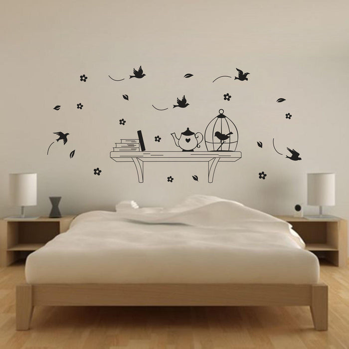 Beautiful Abstract Design Wall Sticker - WoodenTwist