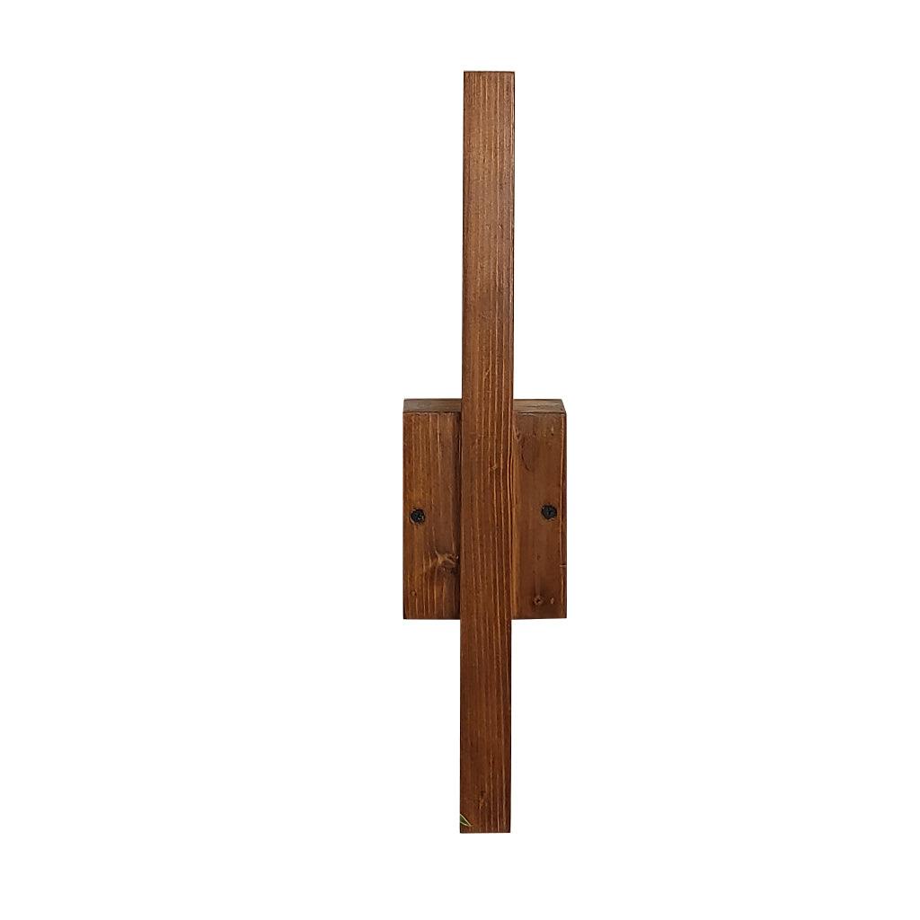 Lineo Brown Wooden LED Wall Light - WoodenTwist