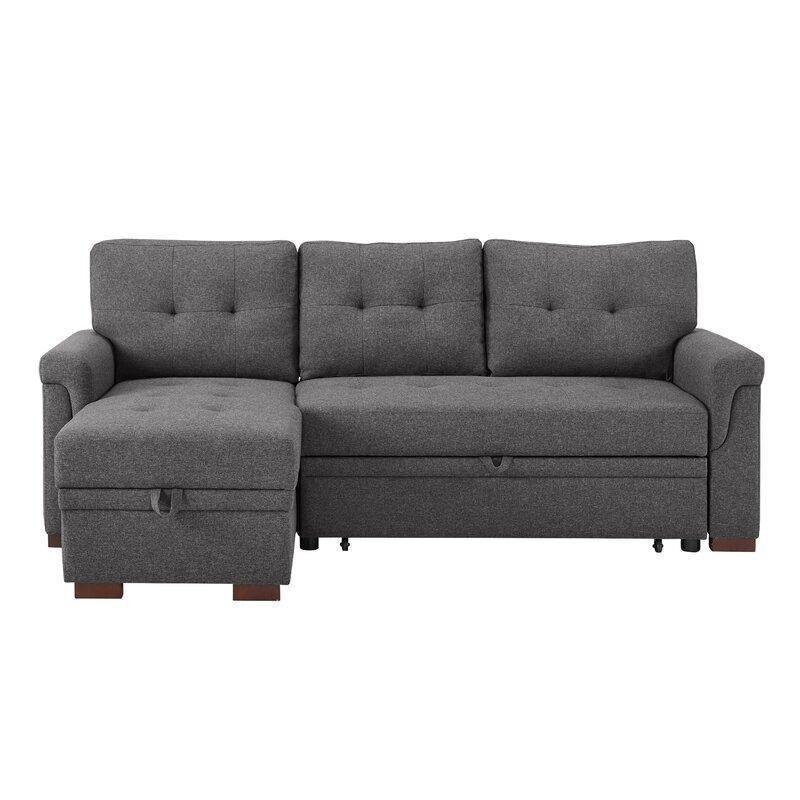 Altin Premium Reversible Sleeper Sofa & Chaise - WoodenTwist
