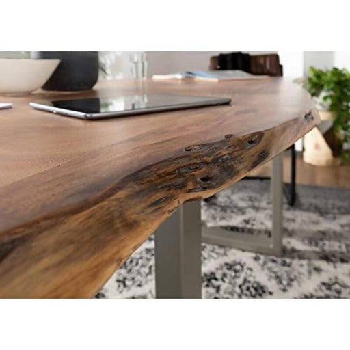 Union Rustic Live-Edge Dining Table - WoodenTwist