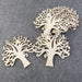 Blank Tree Hanging Kid DIY Crafts Wooden Laser Cut for Decoration (Pack Of 30) - WoodenTwist