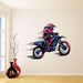 Bike Rider Wall Sticker for Living Room - WoodenTwist