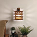 Lyon Brown Wooden Wall Light - WoodenTwist