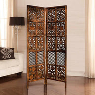 Solid Wood Room Divider (2 Panels) - WoodenTwist