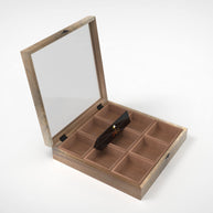 Wooden Spice Box Container - Spice Masala Box Holder, closed view
