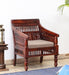 Wooden Intricate Motif Designs Couches (1 Seater Sofa) - WoodenTwist