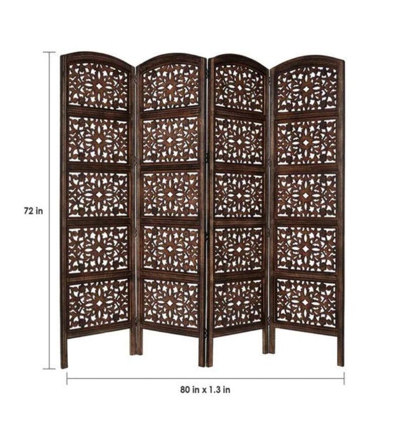 Solid Wood Room Divider/Partition for Home Décor - WoodenTwist