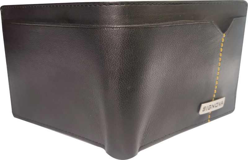 Men Brown, Yellow Artificial Leather Wallet (3 Card Slots) - WoodenTwist